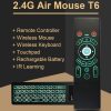 T6 Colorful Light Version Air Mouse 2.4GHz Wireless Keyboard Remote Controller with Touchpad & IR Learning for PC, Android TV Box / Smart TV, Multi-media Devices - Image 5