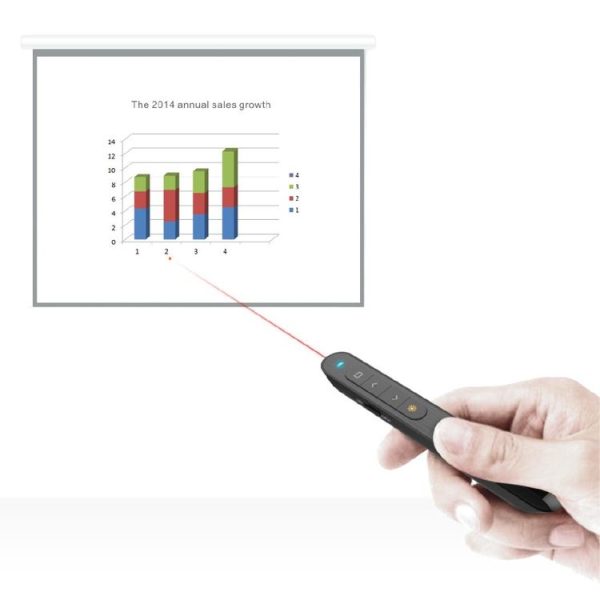 Doosl DSIT001 2.4GHz Updated Version Powerpoint Presentation Remote Control Multi-functional Laser Pointer for Multi-media, Control Distance: 100m - Image 7