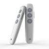 Doosl DSIT007 2.4GHz Rechargeable Powerpoint Presentation Wireless Cliker Remote Control Pen, Control Distance: 100m (White) - Image 2