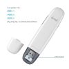 Doosl DSIT007 2.4GHz Rechargeable Powerpoint Presentation Wireless Cliker Remote Control Pen, Control Distance: 100m (White) - Image 4
