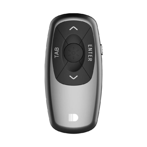 Doosl DSIT011 2.4GHz Mini Rechargeable PowerPoint Presentation Remote Control, Control Distance: 100m (Black) - Image 2