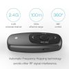 Doosl DSIT011 2.4GHz Mini Rechargeable PowerPoint Presentation Remote Control, Control Distance: 100m (Black) - Image 5