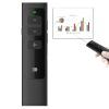 Doosl DSIT013 2.4GHz Rechargeable PowerPoint Presentation Remote Control Multi-functional Laser Pointer for PowerPoint / Keynote / Prezi, Control Distance: 100m (Black)