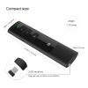 Doosl DSIT013 2.4GHz Rechargeable PowerPoint Presentation Remote Control Multi-functional Laser Pointer for PowerPoint / Keynote / Prezi, Control Distance: 100m (Black) - Image 10