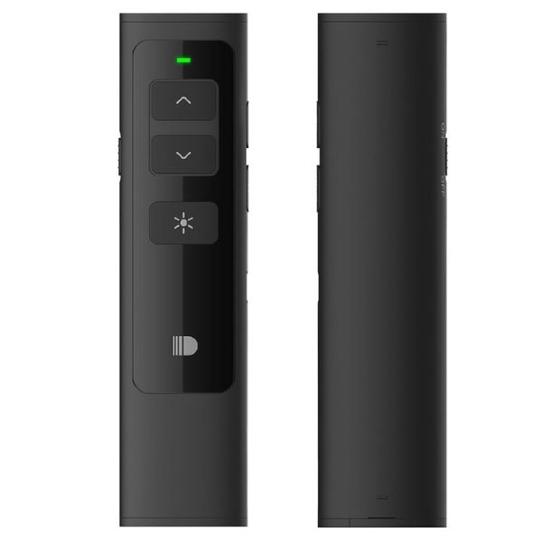 Doosl DSIT013 2.4GHz Rechargeable PowerPoint Presentation Remote Control Multi-functional Laser Pointer for PowerPoint / Keynote / Prezi, Control Distance: 100m (Black) - Image 3