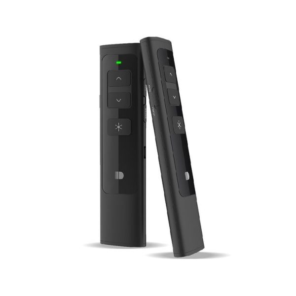 Doosl DSIT013 2.4GHz Rechargeable PowerPoint Presentation Remote Control Multi-functional Laser Pointer for PowerPoint / Keynote / Prezi, Control Distance: 100m (Black) - Image 4