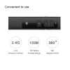 Doosl DSIT013 2.4GHz Rechargeable PowerPoint Presentation Remote Control Multi-functional Laser Pointer for PowerPoint / Keynote / Prezi, Control Distance: 100m (Black) - Image 7