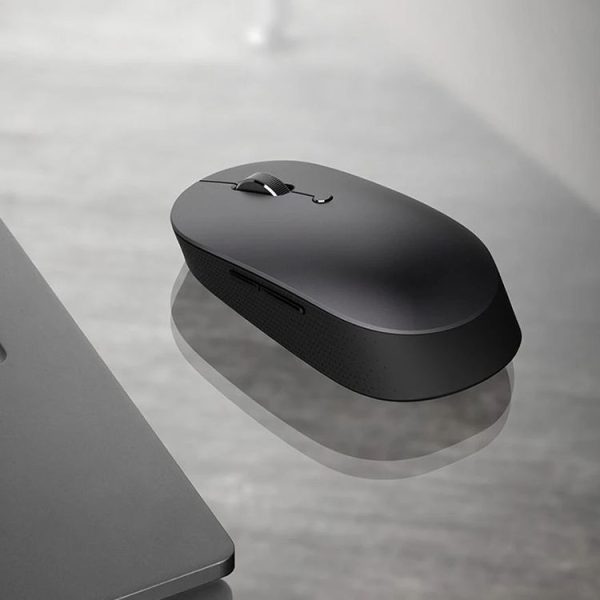 Original Xiaomi Youpin MIIIW S500 1000 DPI Bluetooth 5.0 Dual Modes Wireless Mouse (Black) - Image 2