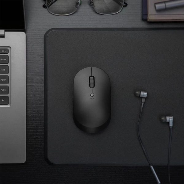 Original Xiaomi Youpin MIIIW S500 1000 DPI Bluetooth 5.0 Dual Modes Wireless Mouse (Black) - Image 6