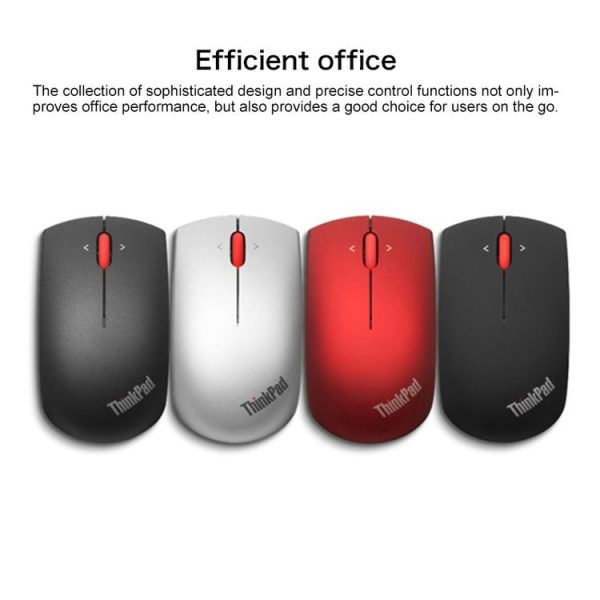Lenovo ThinkPad Office Blue-ray Wireless Frosted Mouse (Black) - Image 2