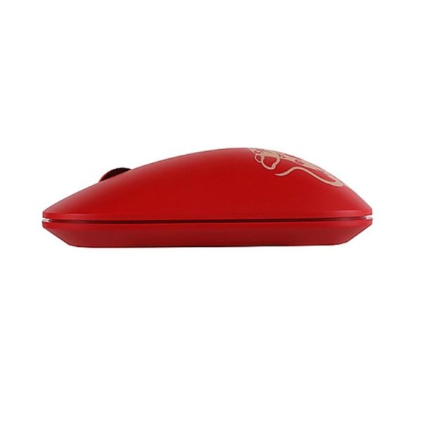Lenovo Air Handle Lightweight Portable Mute Wireless Mouse, Blessing Mouse Version (Red) - Image 5