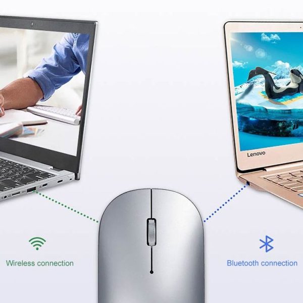 Lenovo Bluetooth 4.0 Dual Mode Wireless Bluetooth Mouse for Xiaoxin Air (Grey) - Image 11
