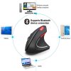 HXSJ T29 Bluetooth 3.0 Wireless Bluetooth 6-Keys 2400 DPI Adjustable Ergonomics Optical Vertical Mouse (Grey) - Image 11