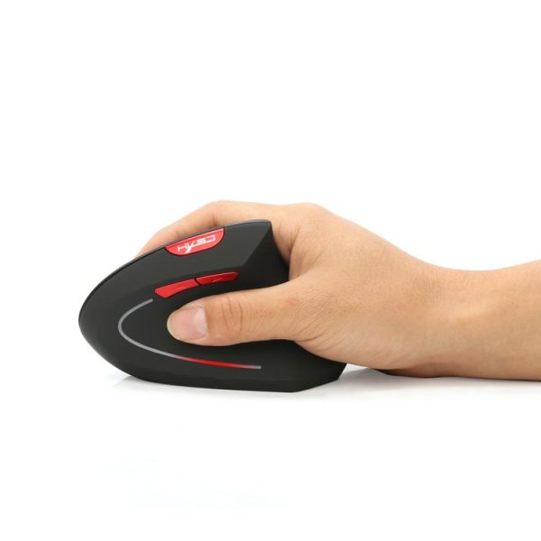 HXSJ T29 Bluetooth 3.0 Wireless Bluetooth 6-Keys 2400 DPI Adjustable Ergonomics Optical Vertical Mouse (Grey) - Image 14