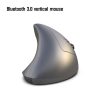 HXSJ T29 Bluetooth 3.0 Wireless Bluetooth 6-Keys 2400 DPI Adjustable Ergonomics Optical Vertical Mouse (Grey) - Image 4