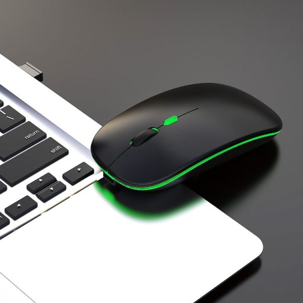 HXSJ M40 4 Key 2.4G Colorful Wireless Silent Mouse (Black) - Image 15