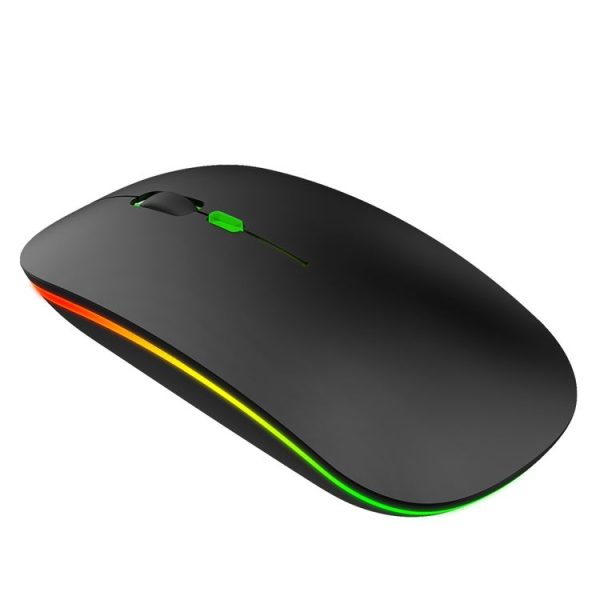 HXSJ M40 4 Key 2.4G Colorful Wireless Silent Mouse (Black) - Image 5