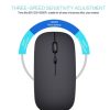 HXSJ M80 2.4GHz Wireless 1600DPI Three-speed Adjustable Optical Mute Mouse (Silver) - Image 11