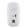 HXSJ M80 2.4GHz Wireless 1600DPI Three-speed Adjustable Optical Mute Mouse (Silver) - Image 5