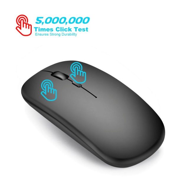 HXSJ M80 2.4GHz Wireless 1600DPI Three-speed Adjustable Optical Mute Mouse (Silver) - Image 9