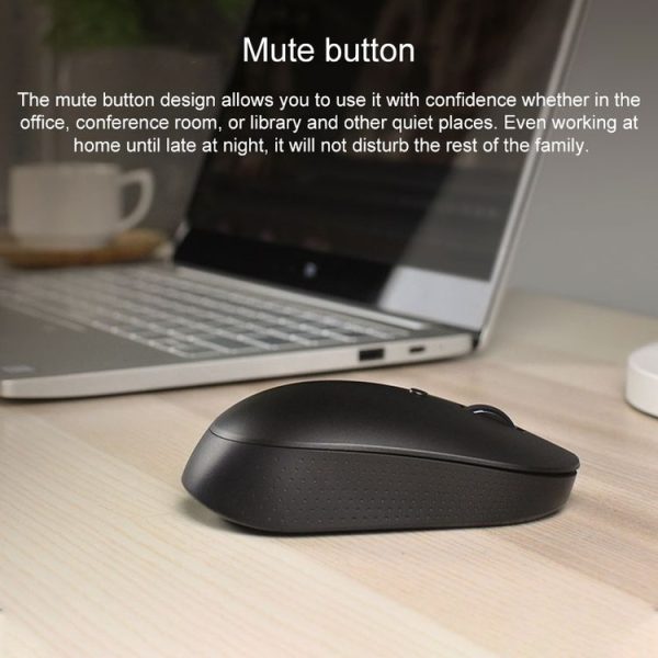 Original Xiaomi 2.4G Wireless Bluetooth 4.2 Dual Mode Silent Mouse (White) - Image 10
