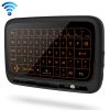 H18+ 2.4GHz Mini Wireless Keyboard Full Touchpad with 3-Level Adjustable Backlight (Black)