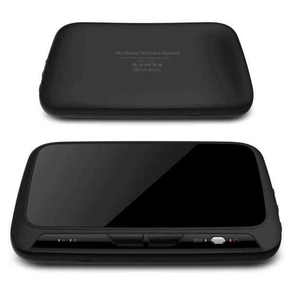 H18+ 2.4GHz Mini Wireless Keyboard Full Touchpad with 3-Level Adjustable Backlight (Black) - Image 3