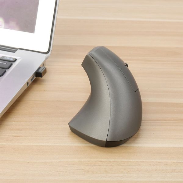 HXSJ T22 2.4GHz Wireless 4-Keys 2400 DPI Adjustable Ergonomics Optical Vertical Mouse - Image 10