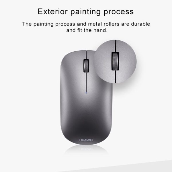 Original Huawei Notebook PC Wireless Bluetooth Mouse (Grey) - Image 3