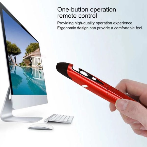 GM60 2.4GHz Multi-function Pen-shaped Wireless Optical Mouse (Blue) - Image 4
