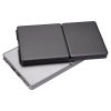 GK408 Three-fold Rechargeable Wireless Bluetooth Keyboard with Touchpad, Support Android / IOS / Windows (Black Grey) - Image 3