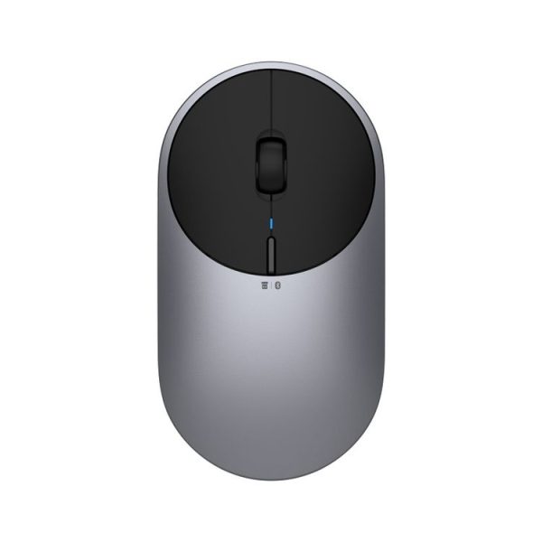 Original Xiaomi Portable Mouse 2 Optical Wireless Bluetooth 4.2 RF 2.4GHz 4000DPI Adjustable Dual Mode Mouse (Grey)