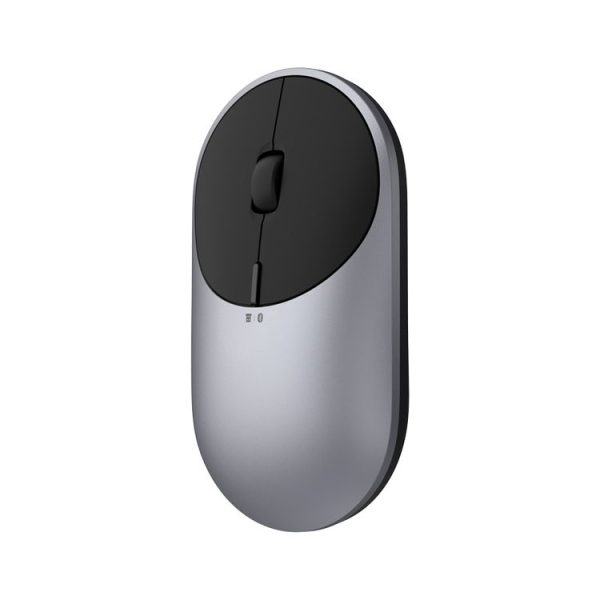 Original Xiaomi Portable Mouse 2 Optical Wireless Bluetooth 4.2 RF 2.4GHz 4000DPI Adjustable Dual Mode Mouse (Grey) - Image 3