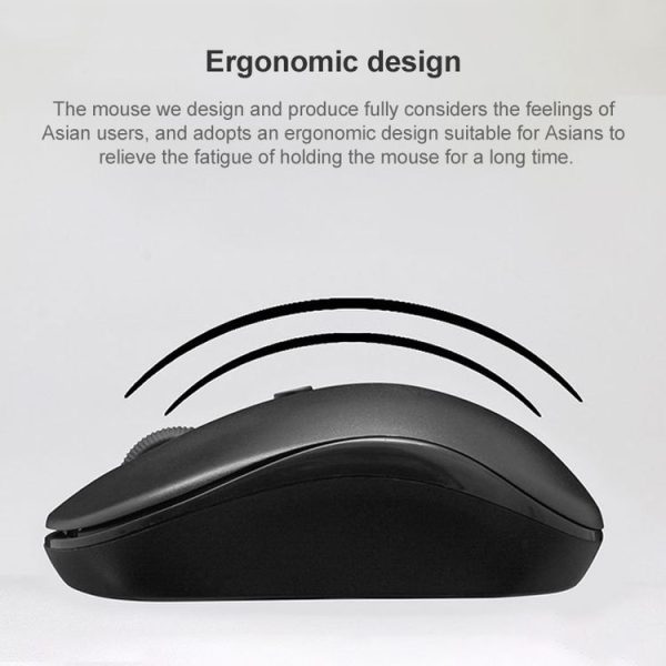 SHIPADOO W200 2.4GHz Wireless Portable Mouse for Mac Desktop Laptop (Pink) - Image 5