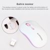 SHIPADOO W200 2.4GHz Wireless Portable Mouse for Mac Desktop Laptop (Pink) - Image 6