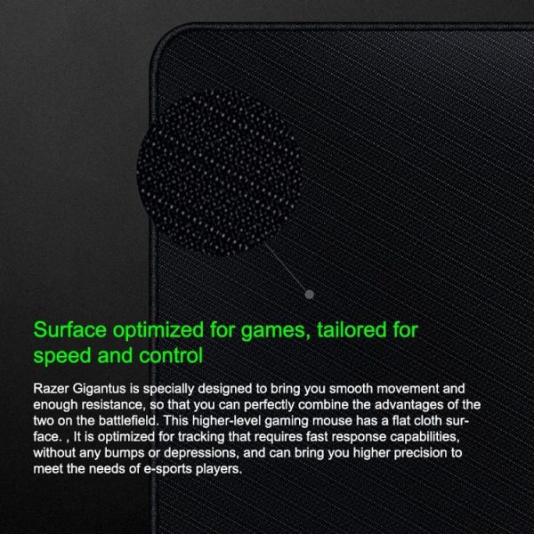 Razer Gigantus Wear-resistant Knitted Mouse Pad, Size: 455 x 455 x 5mm - Image 6