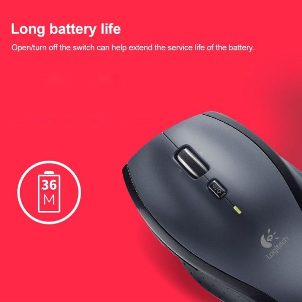 Logitech M705 1000DPI 2.4GHz Wireless Laser Dual Mode Mouse - Image 6
