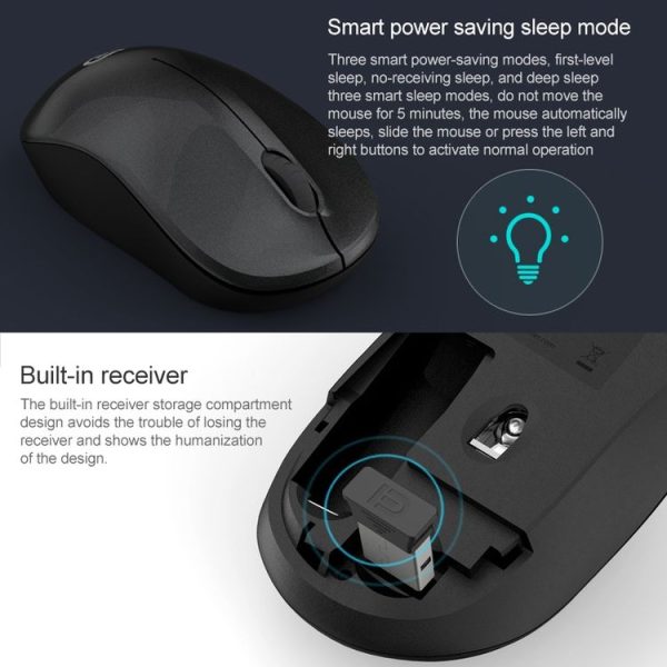 FOETOR V1 Wireless Mouse (Black) - Image 5