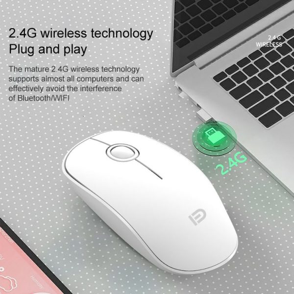 FOETOR V8 Wireless Mouse (Black) - Image 5