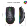 HXSJ T66 7 Keys Colorful Lighting Programmable Gaming Wireless Mouse (White) - Image 3