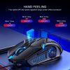 YINDIAO G5 3200DPI 4-modes Adjustable 6-keys RGB Light Wired Gaming Mouse (Pink) - Image 4