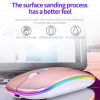 YINDIAO A2 2.4GHz 1600DPI 3-modes Adjustable RGB Light Rechargeable Wireless Silent Mouse (White) - Image 8
