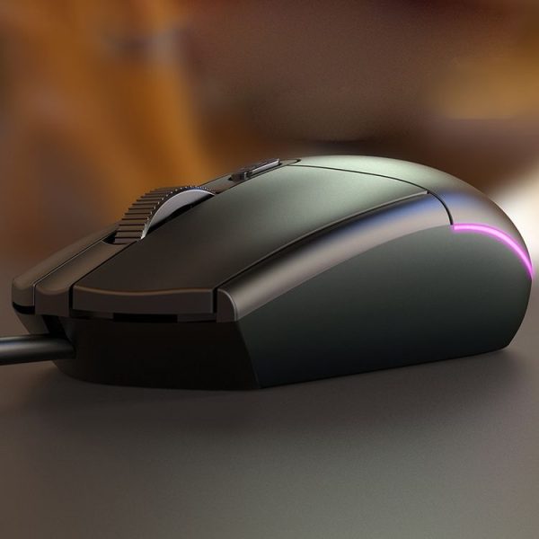 YINDIAO G3SE 1600DPI 3-modes Adjustable 3-keys RGB Light Wired Business Mouse (Black) - Image 6