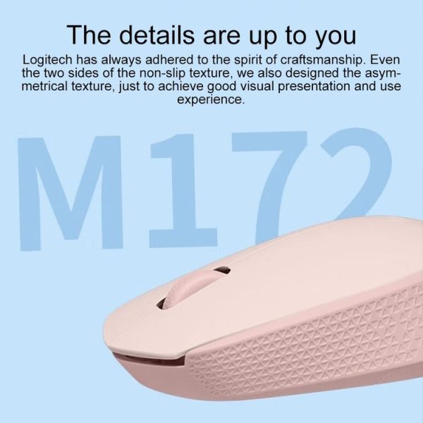 Logitech M172 1000DPI 2.4GHz Wireless Mouse (Blue) - Image 3