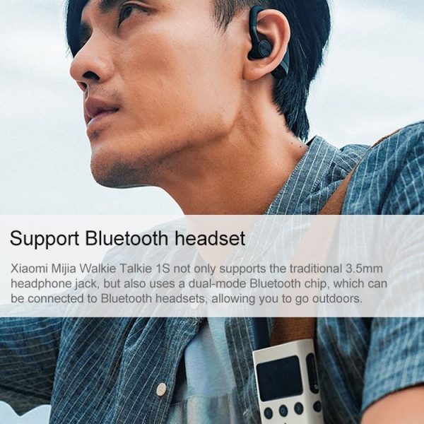 Original Xiaomi Mijia Mini Walkie Talkie 1S, Support FM Radio & Location Sharing (Blue) - Image 8