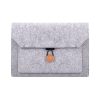 ND06 Multi-purpose Felt Button Laptop Inner Bag for 12.5 inch Laptop (Grey) - Image 2