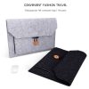 ND06 Multi-purpose Felt Button Laptop Inner Bag for 12.5 inch Laptop (Grey) - Image 4