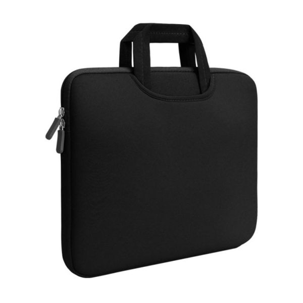 13.3 inch Portable Air Permeable Handheld Sleeve Bag for MacBook Air / Pro, Lenovo and other Laptops, Size: 34x25.5x2.5cm (Black) - Image 2