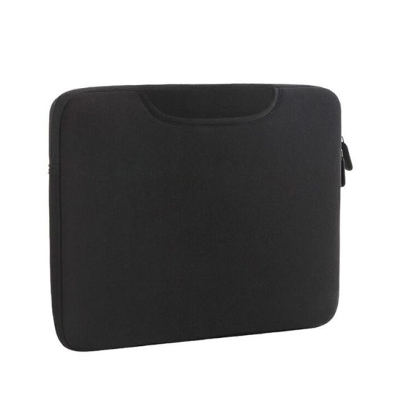 15.4 inch Portable Air Permeable Handheld Sleeve Bag for MacBook Air / Pro, Lenovo and other Laptops, Size: 38x27.5x3.5cm (Black) - Image 3
