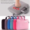 15.4 inch Portable Air Permeable Handheld Sleeve Bag for MacBook Air / Pro, Lenovo and other Laptops, Size: 38x27.5x3.5cm (Black) - Image 7